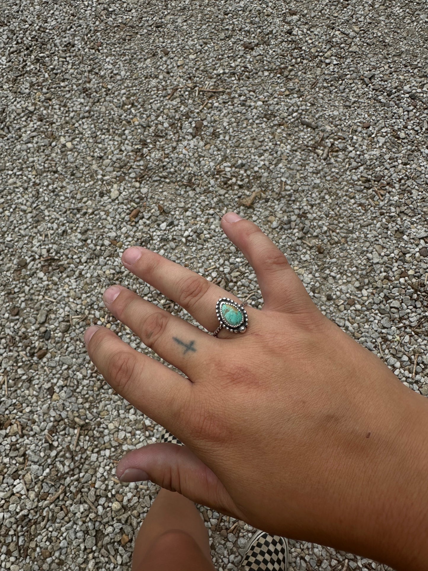 Royston Dainty Pear Ring - Adjustable
