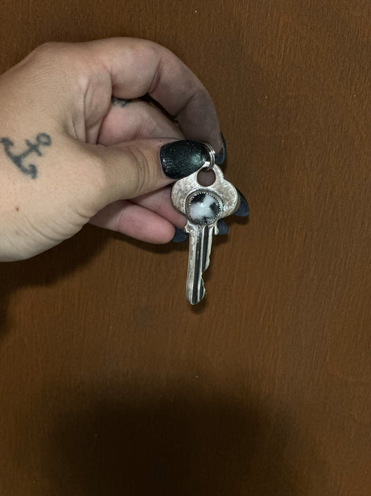 Zebra Jasper Keychain Key