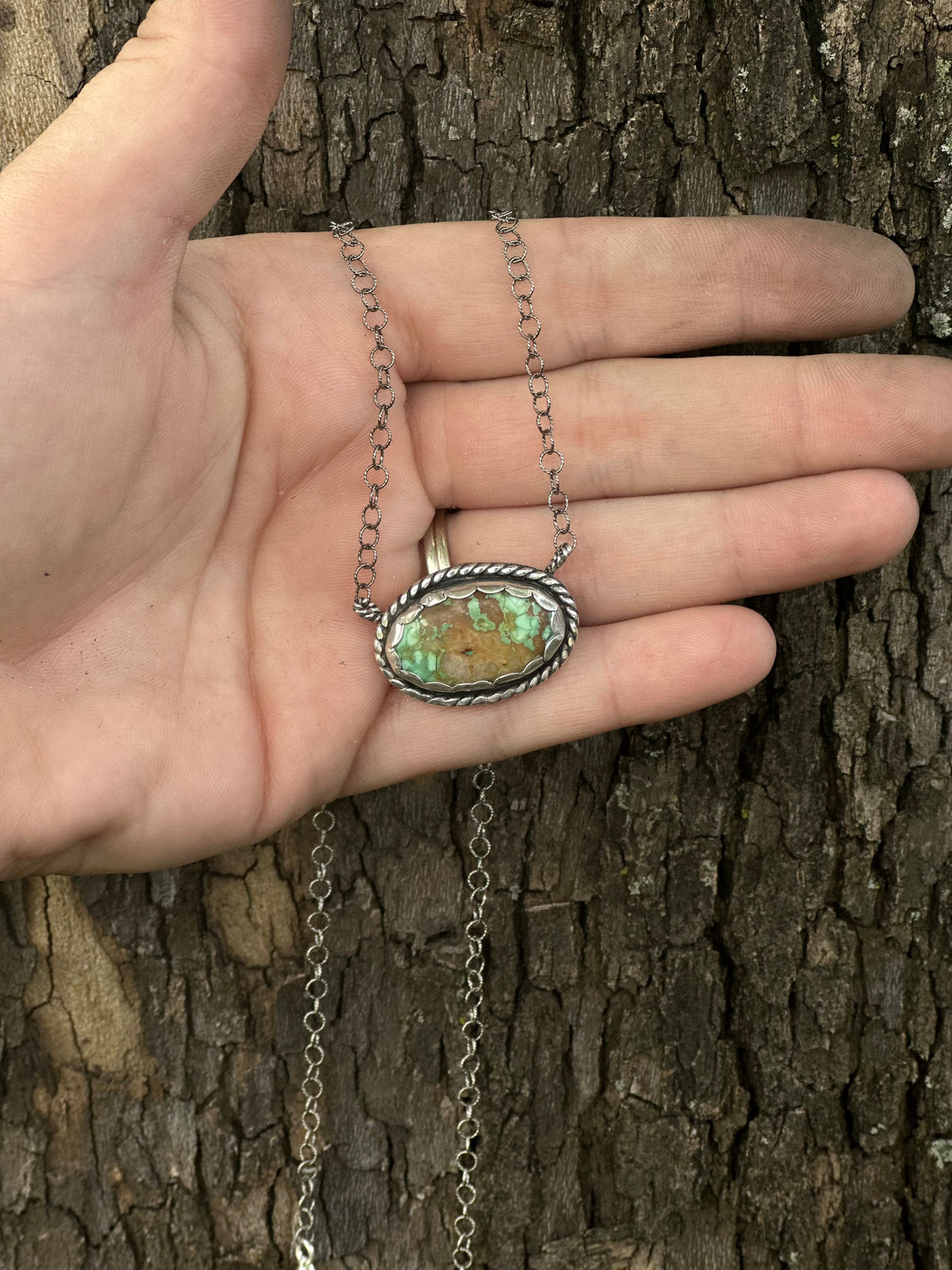 Pilot Mountain Rope Necklace