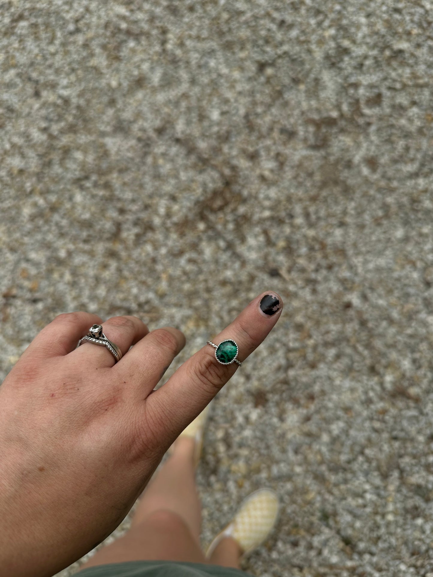 Bisbee Malachite Ring - 6.5