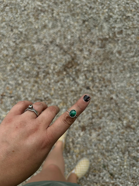 Bisbee Malachite Ring - 6.5