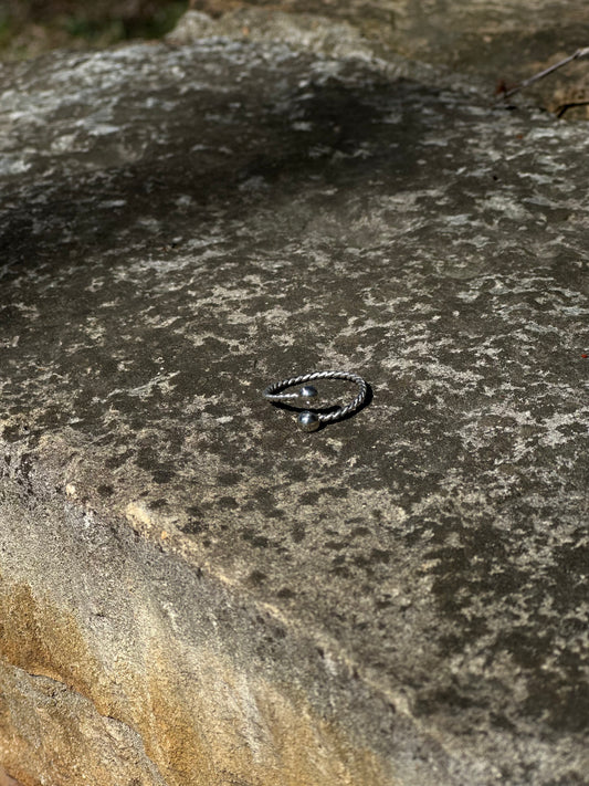 Ball & Chain Adjustable Stacker Ring