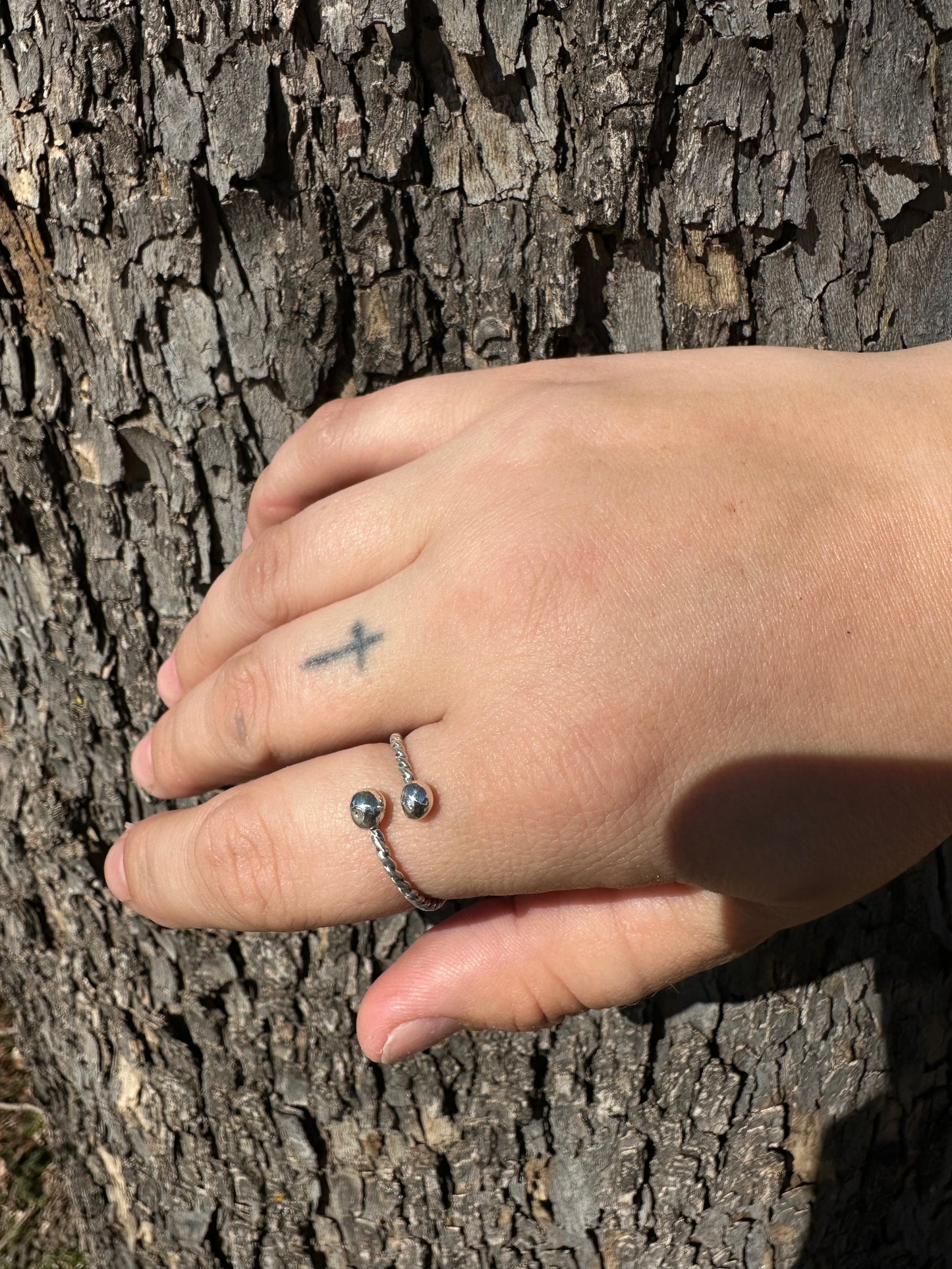 Ball & Chain Adjustable Stacker Ring