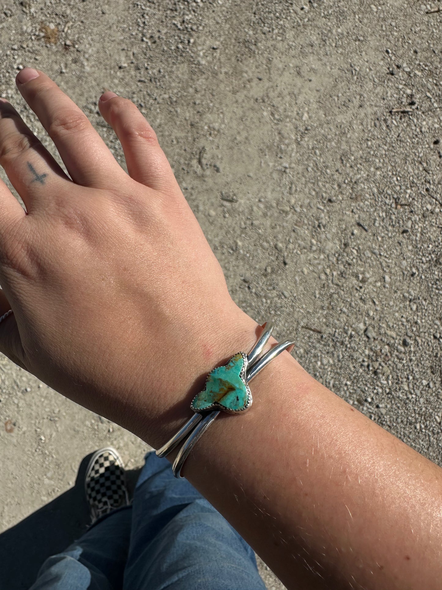 Turquoise Cow Cuff