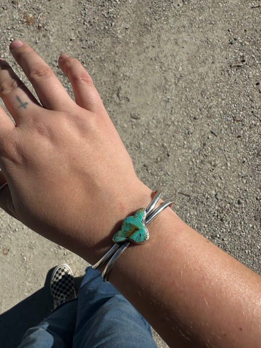 Turquoise Cow Cuff