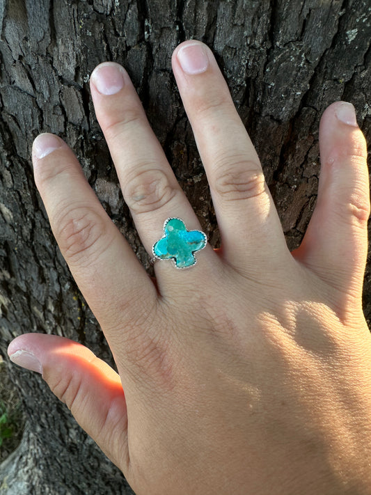 Turquoise Club Adjustable Ring