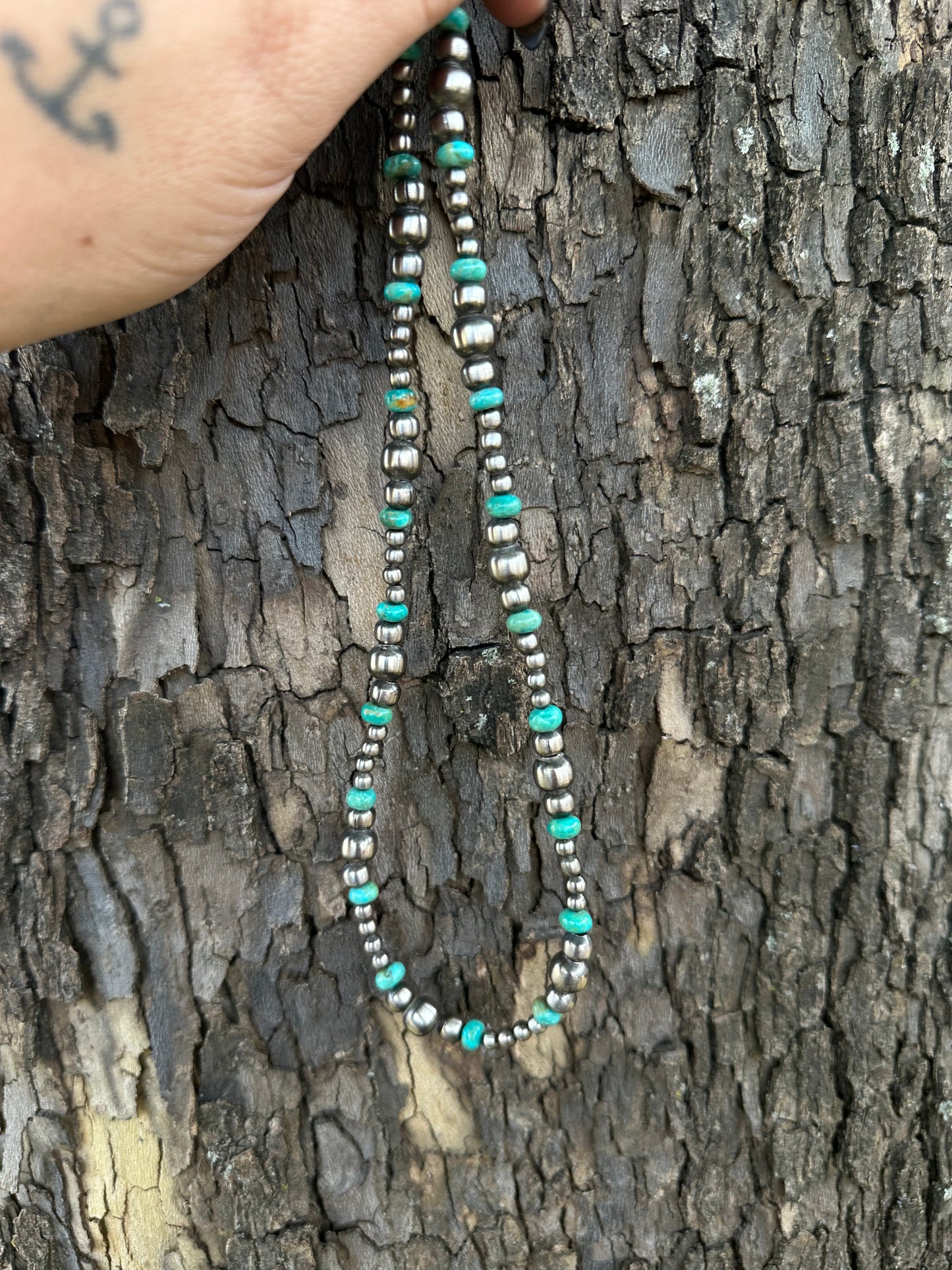 Graduated Kingman Necklace