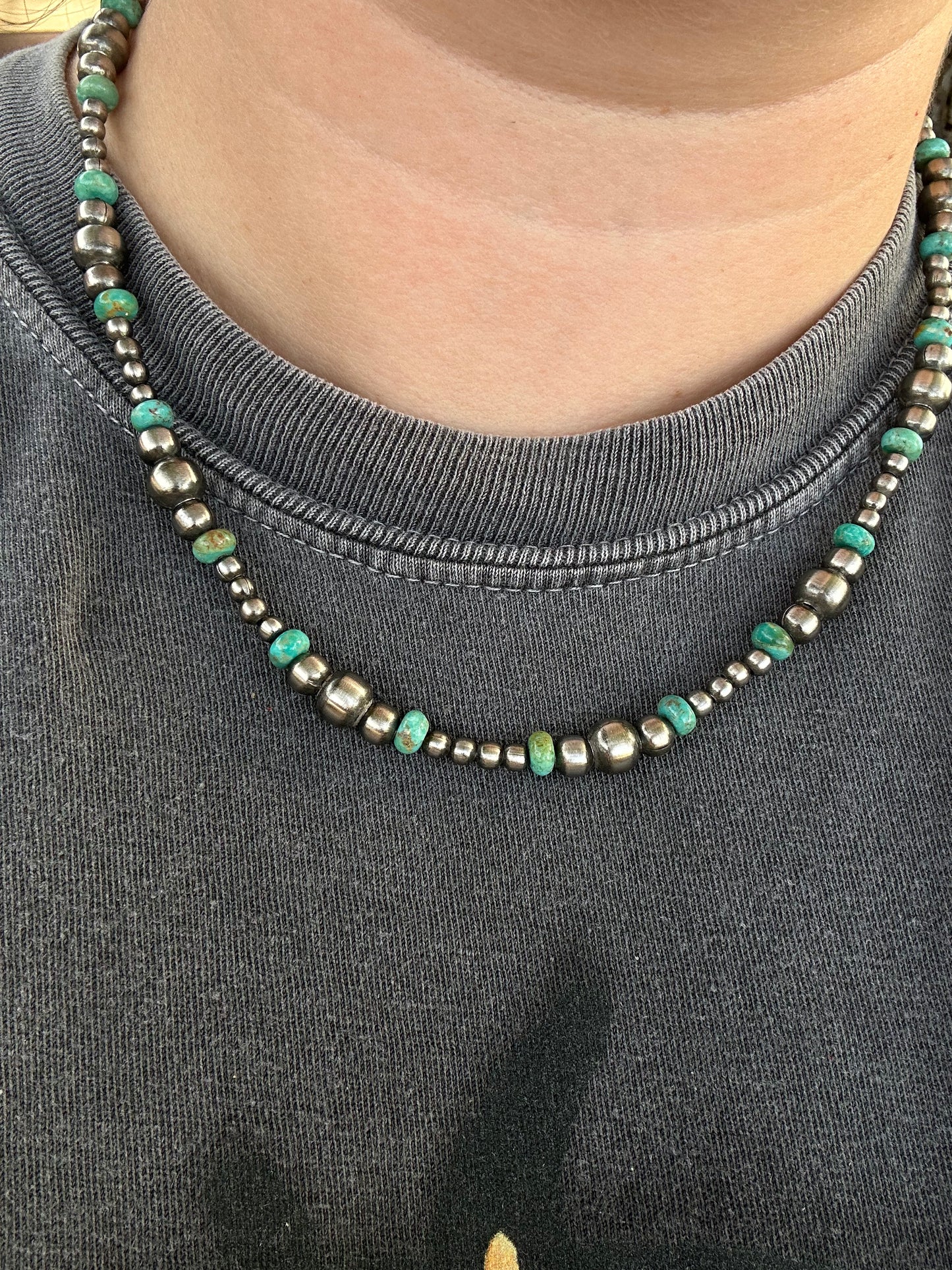 Graduated Kingman Necklace