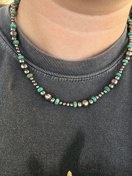 Graduated Kingman Necklace